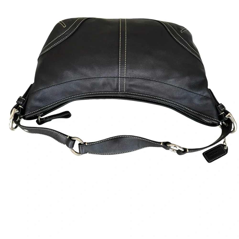 🆕 Coach Vintage Soho Leather Shoulder Bag Black